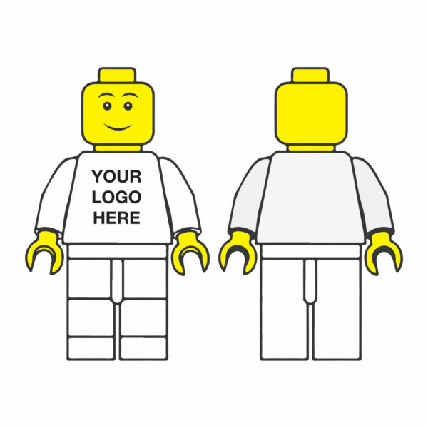 White Personalised Logo Figure